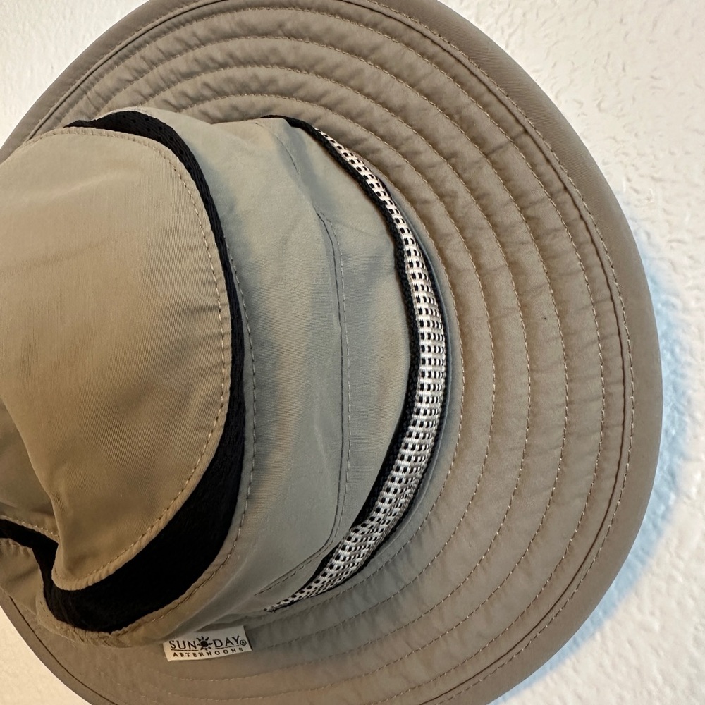 Sun Day Kids Tan Bucket Hat - Picture 3 of 8